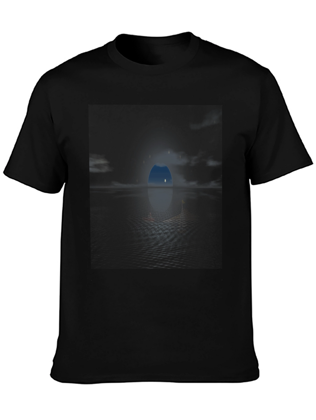 Mystic Night T-Shirt: Celestial Design Soft Fabric