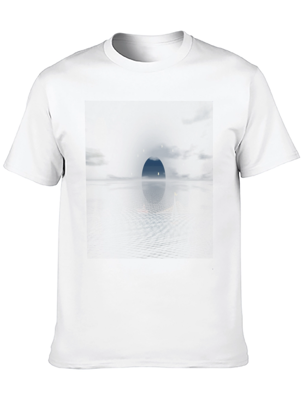 Mystic Night T-Shirt: Celestial Design Soft Fabric