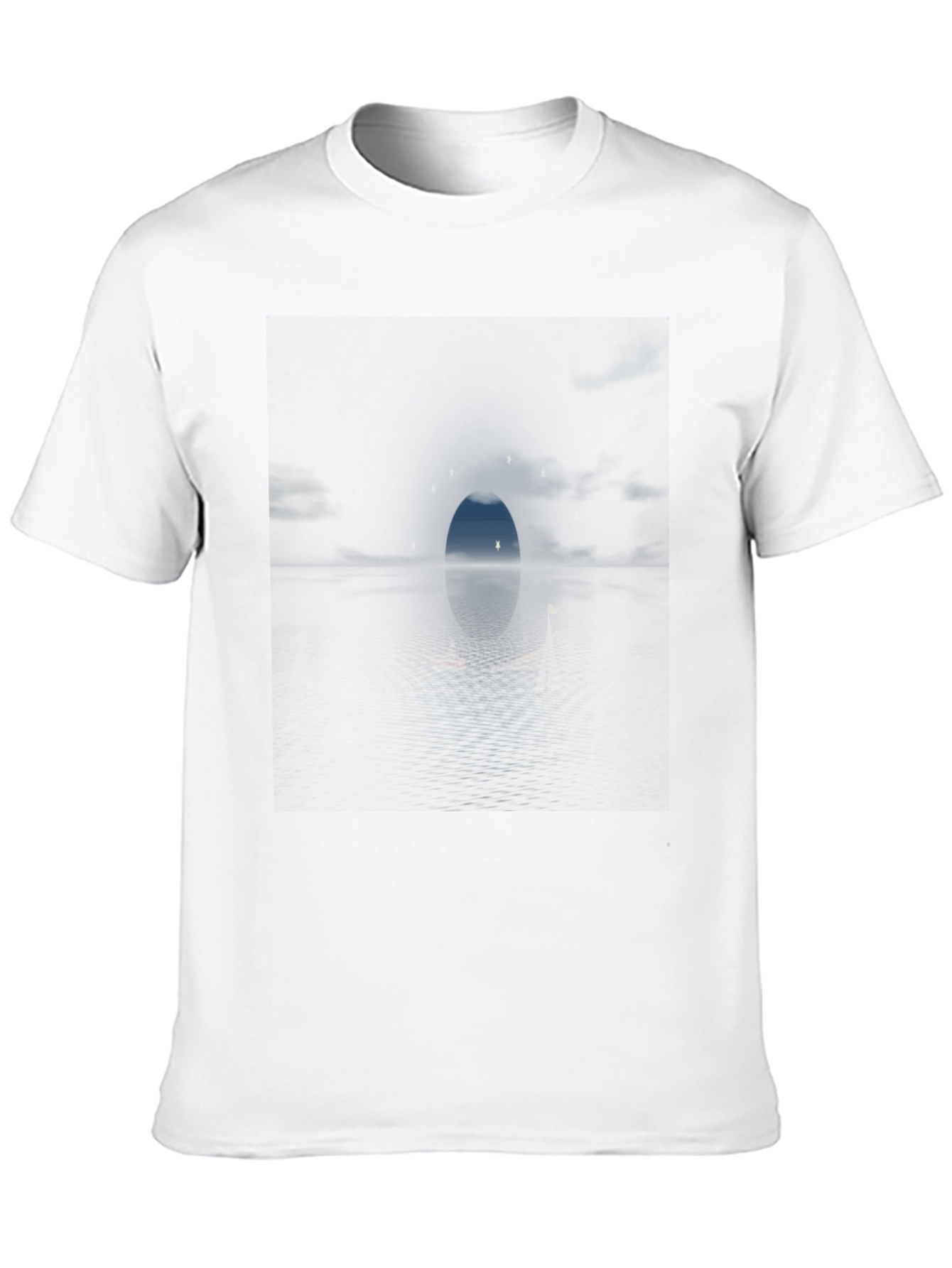 Mystic Night T-Shirt: Celestial Design Soft Fabric