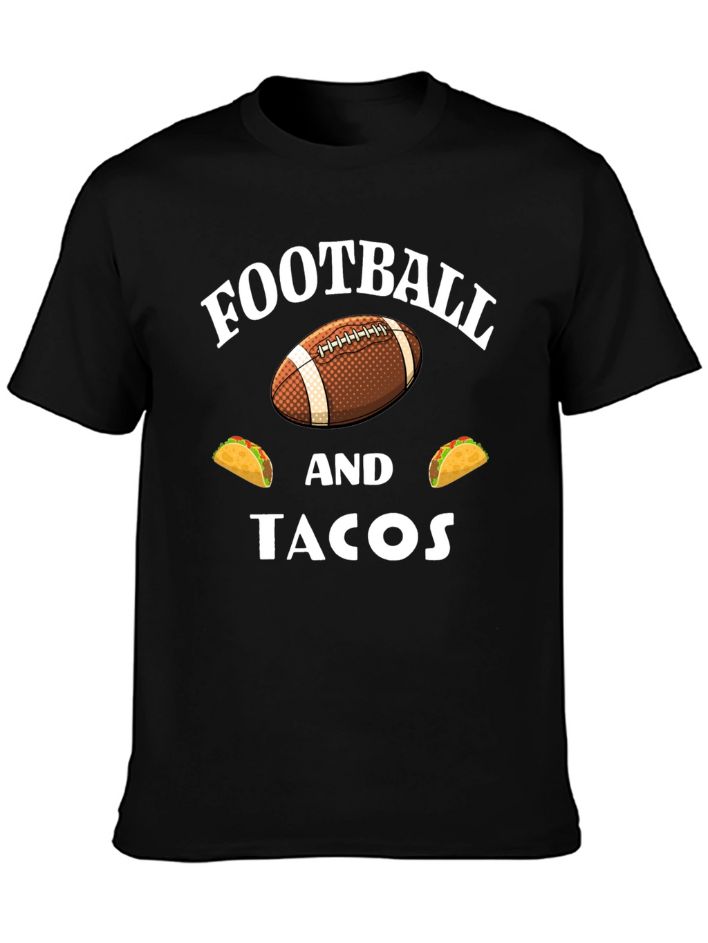 Football and Tacos Graphic T-Shirt