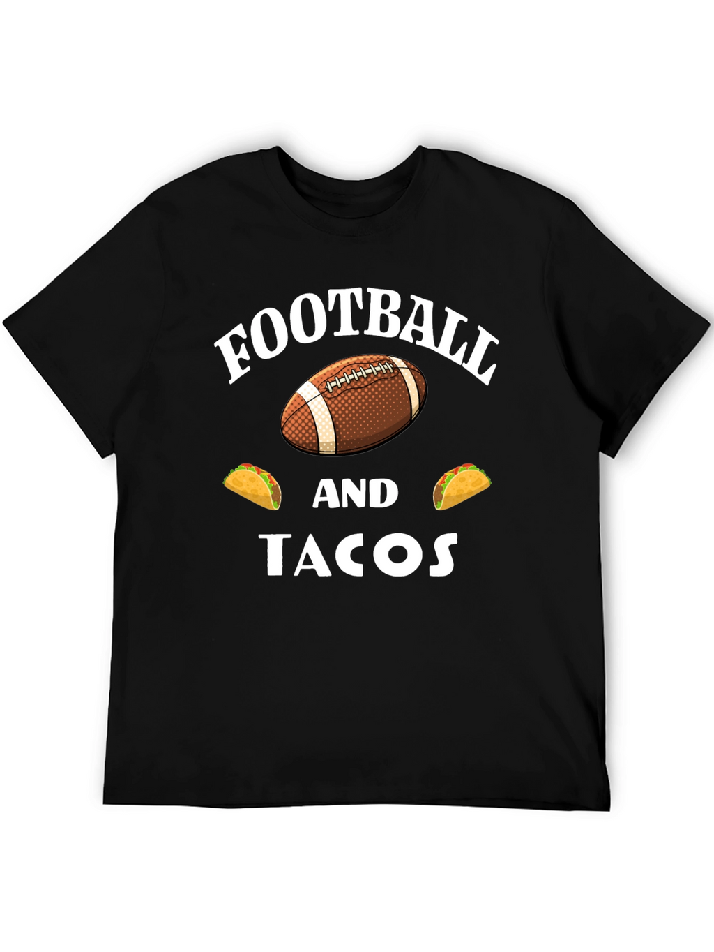 Football and Tacos Graphic T-Shirt