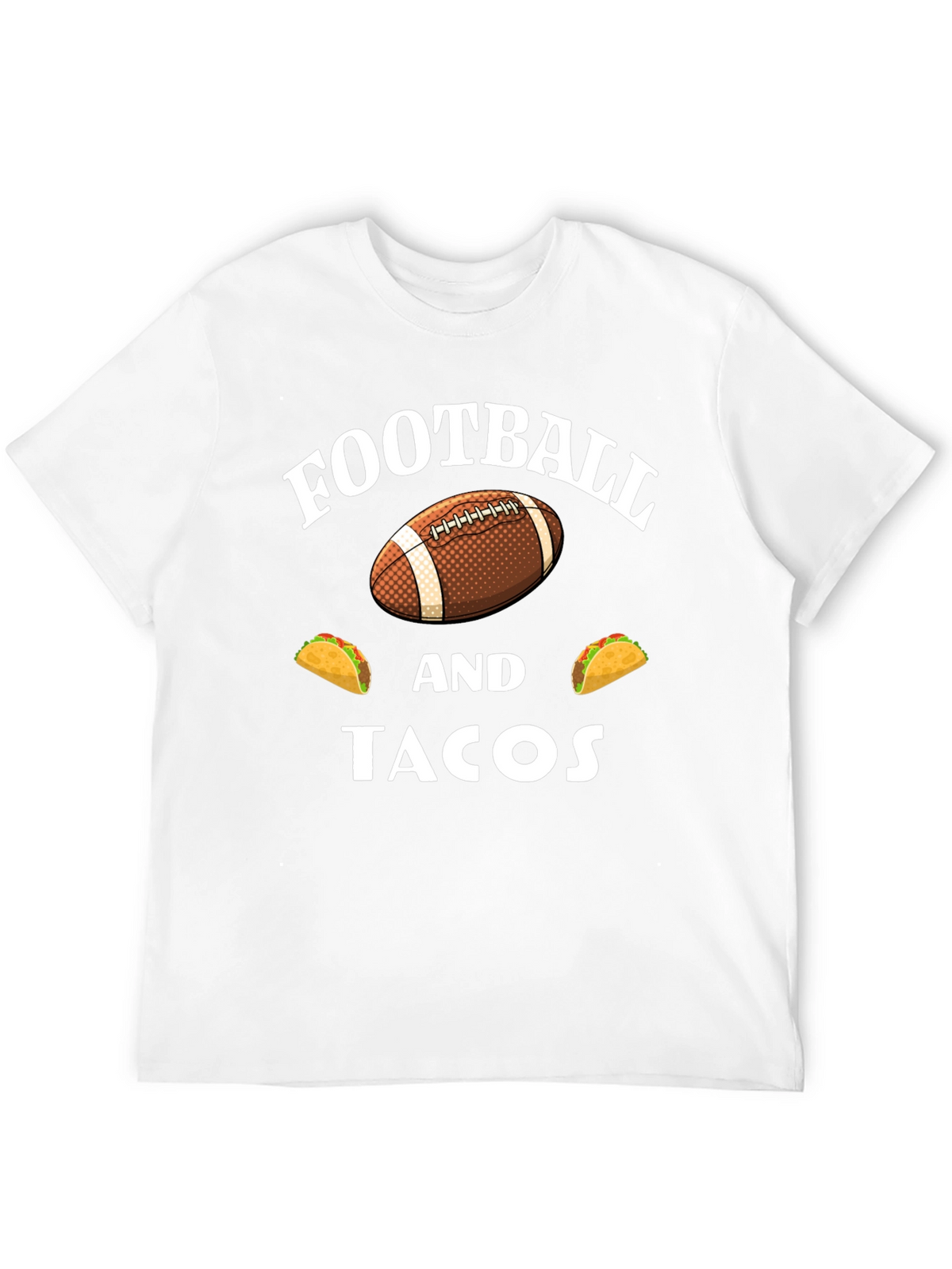 Football and Tacos Graphic T-Shirt