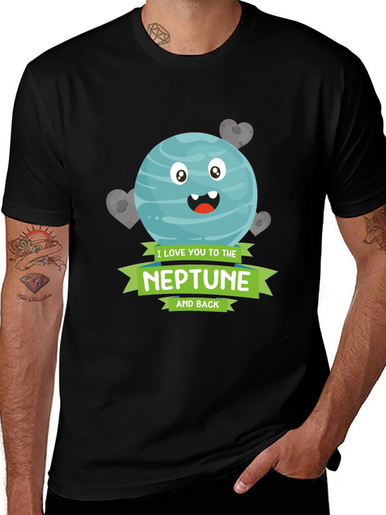 I Love You to the Neptune and Back Graphic Tee