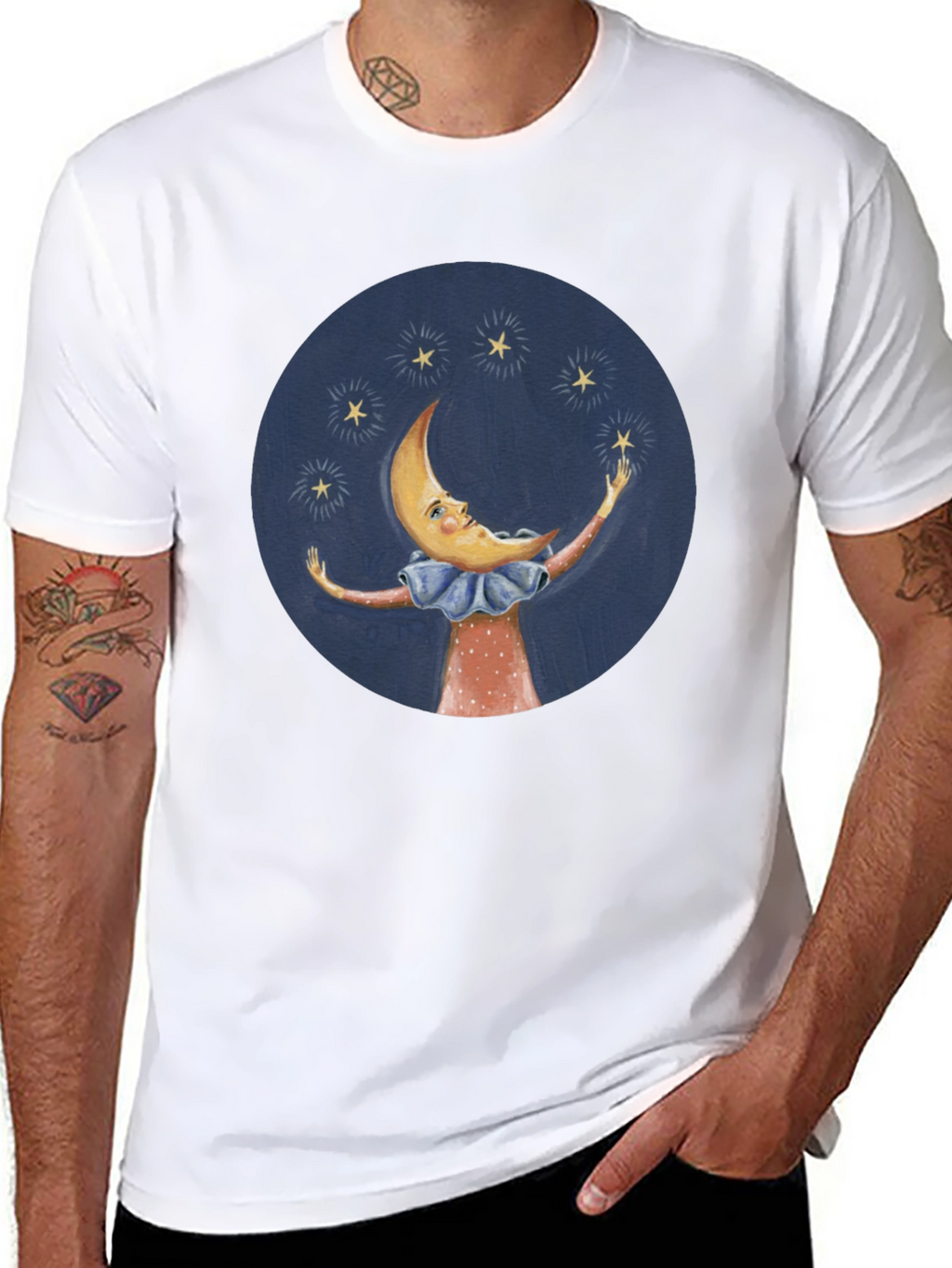 Moon and Stars Graphic Tee