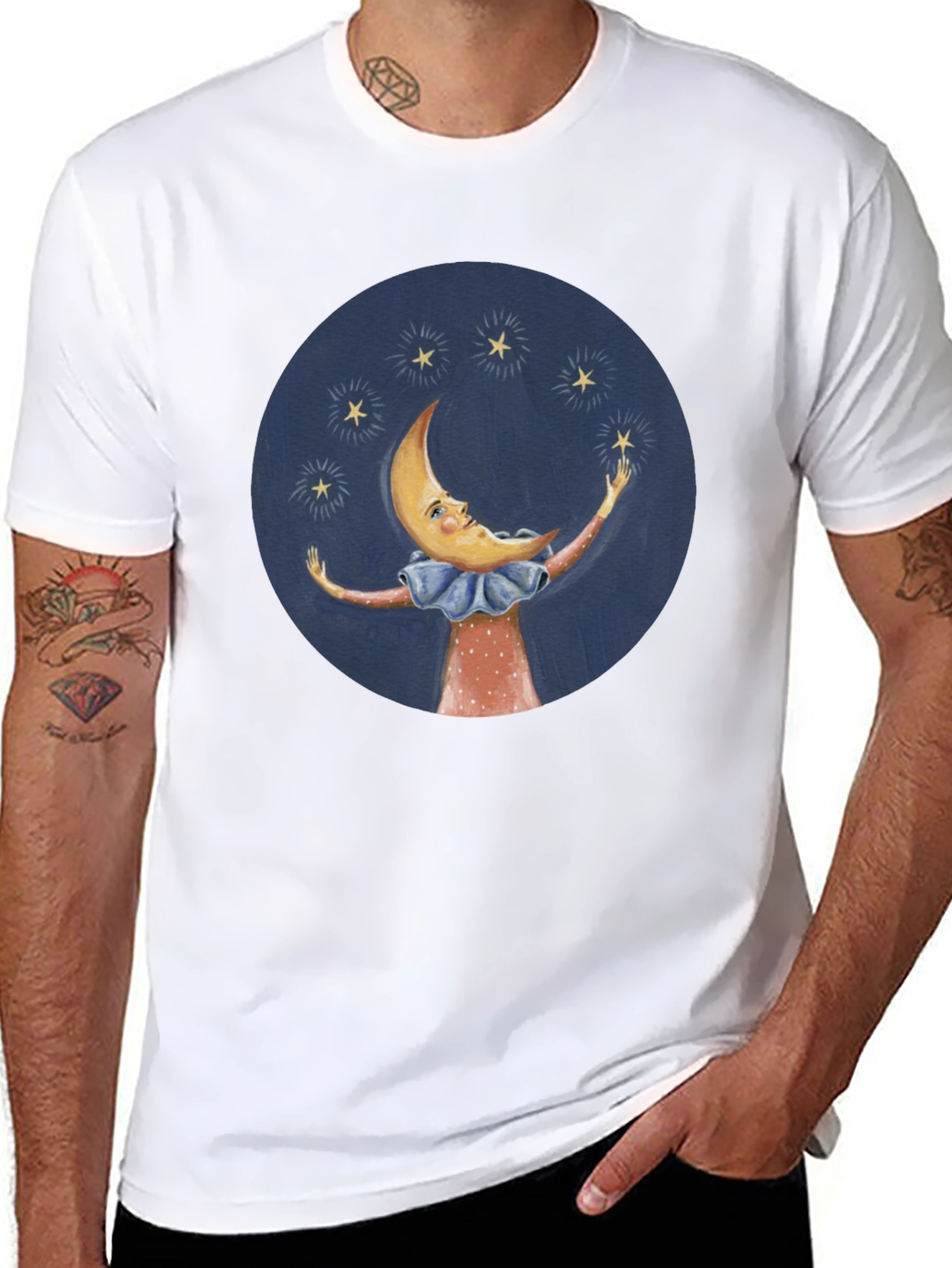 Moon and Stars Graphic Tee