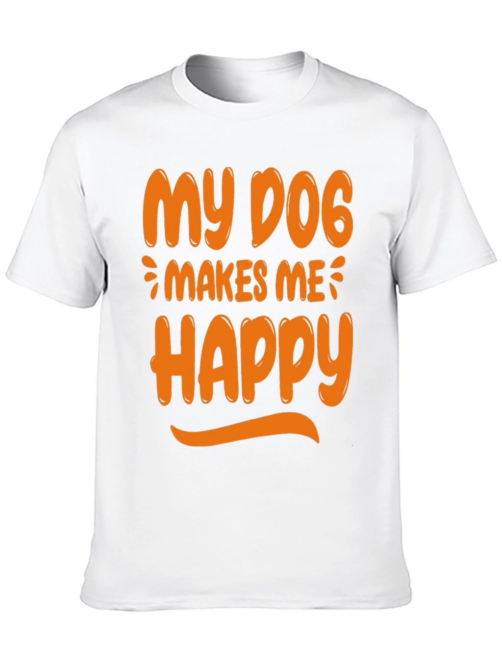 My Dog Makes Me Happy Graphic Tee