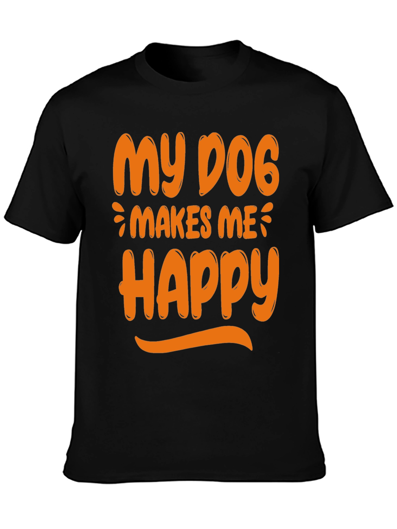 My Dog Makes Me Happy Graphic Tee