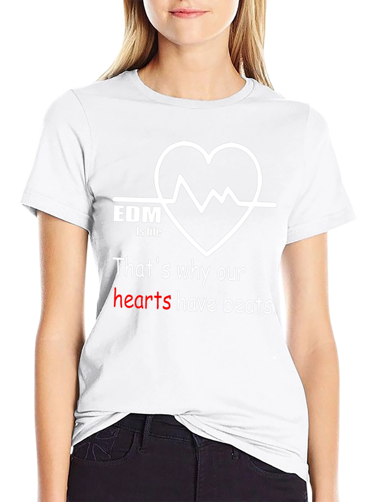 EDM is Life Graphic T-Shirt - Music Lover Tee