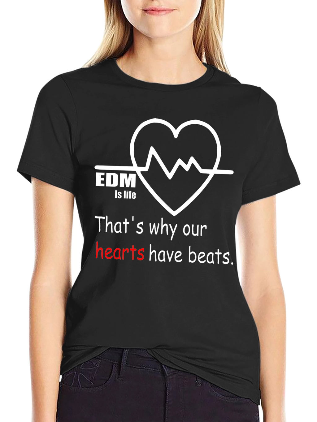 EDM is Life Graphic T-Shirt - Music Lover Tee