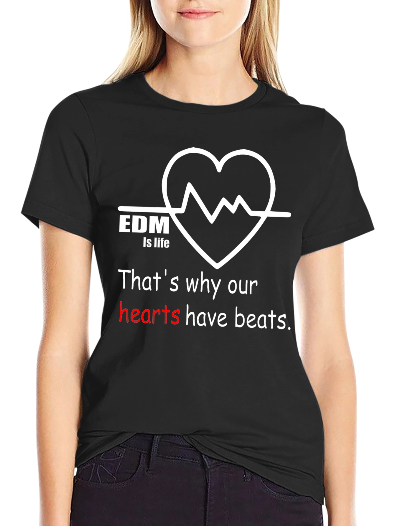 EDM is Life Graphic T-Shirt - Music Lover Tee