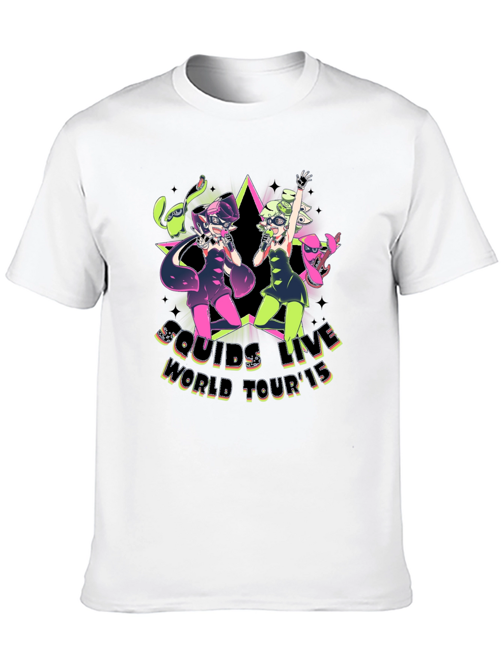 Squids Live World Tour 15 Black T-Shirt