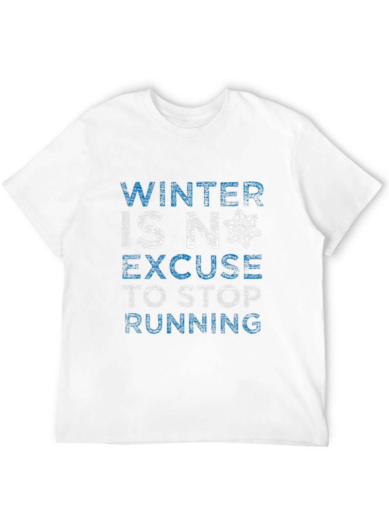 Winter Running Graphic Tee - Black