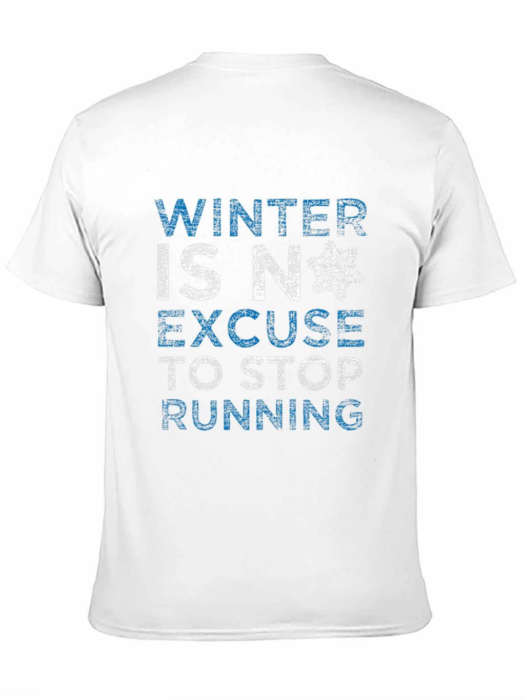 Winter Running Graphic Tee - Black