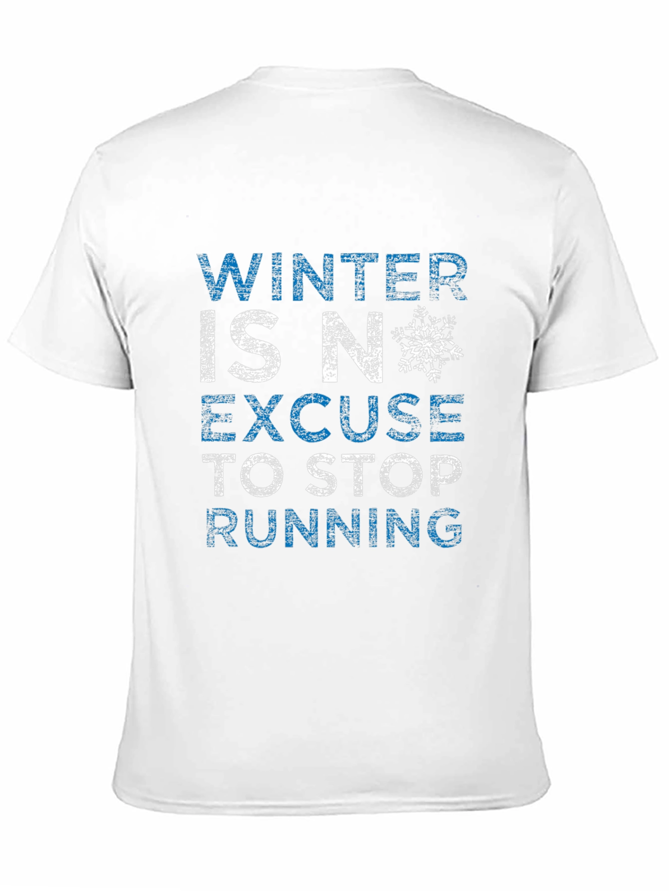 Winter Running Graphic Tee - Black