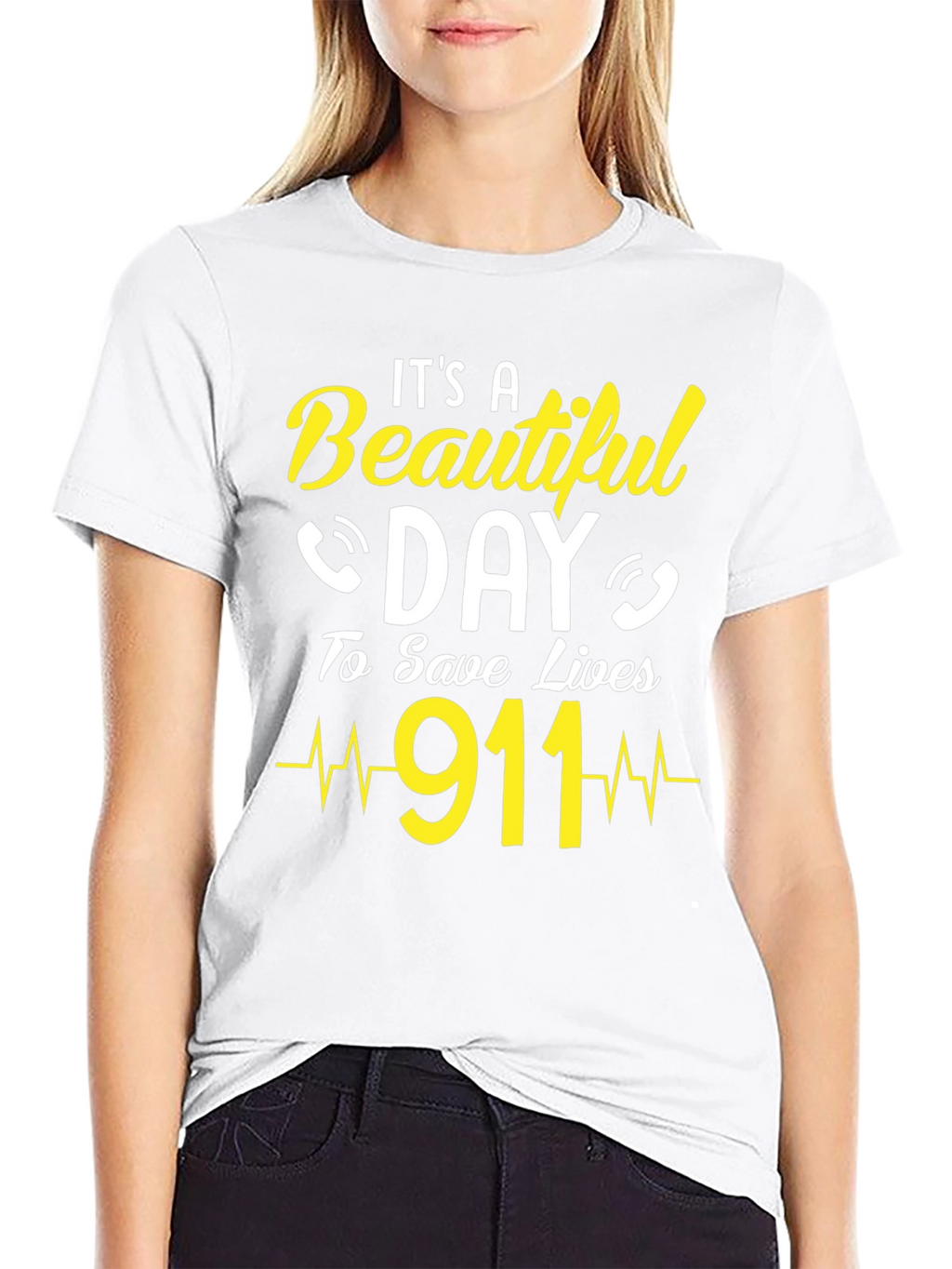 Its a Beautiful Day to Save Lives 911 T-Shirt