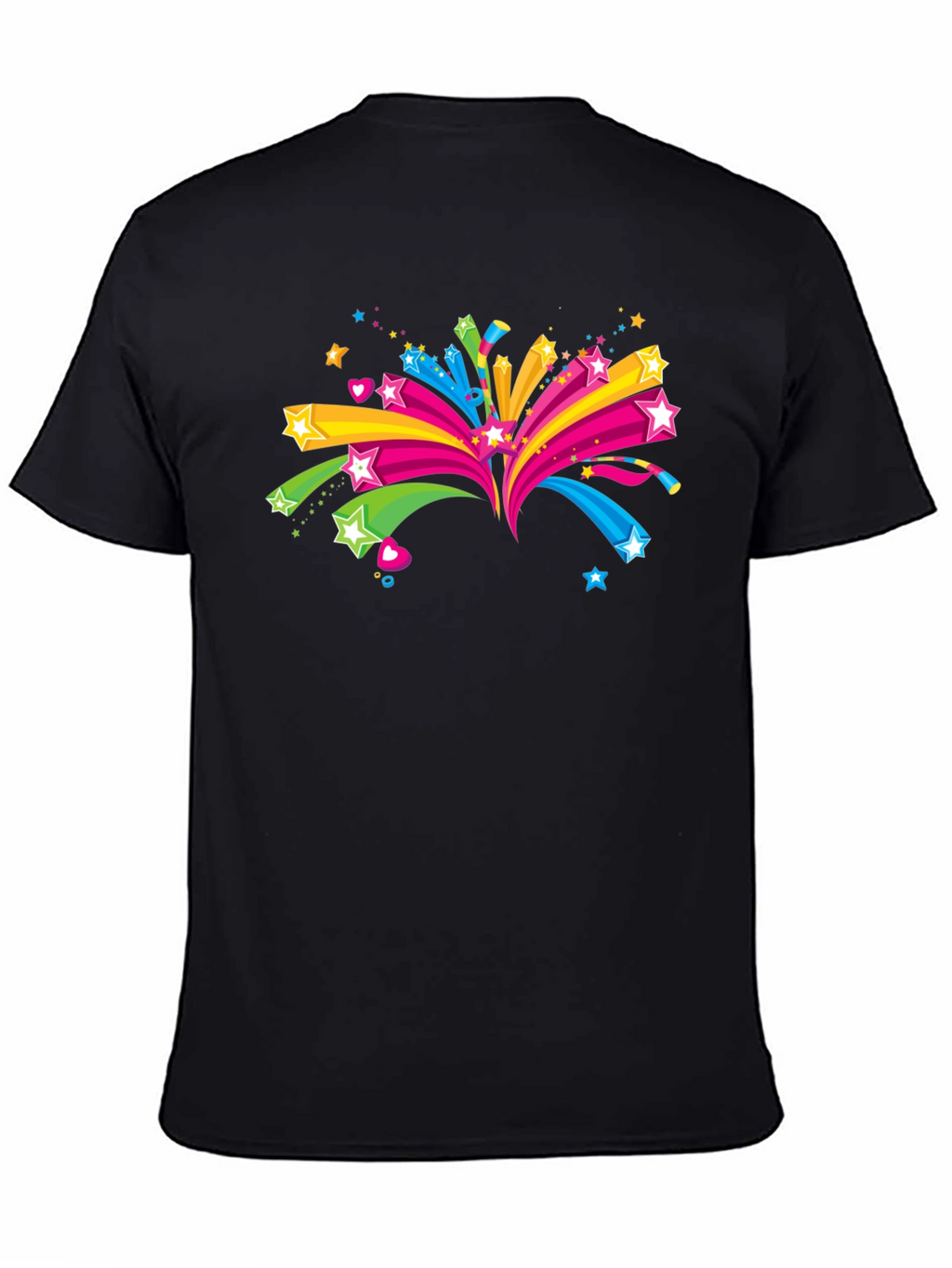 Starburst Graphic Black T-Shirt
