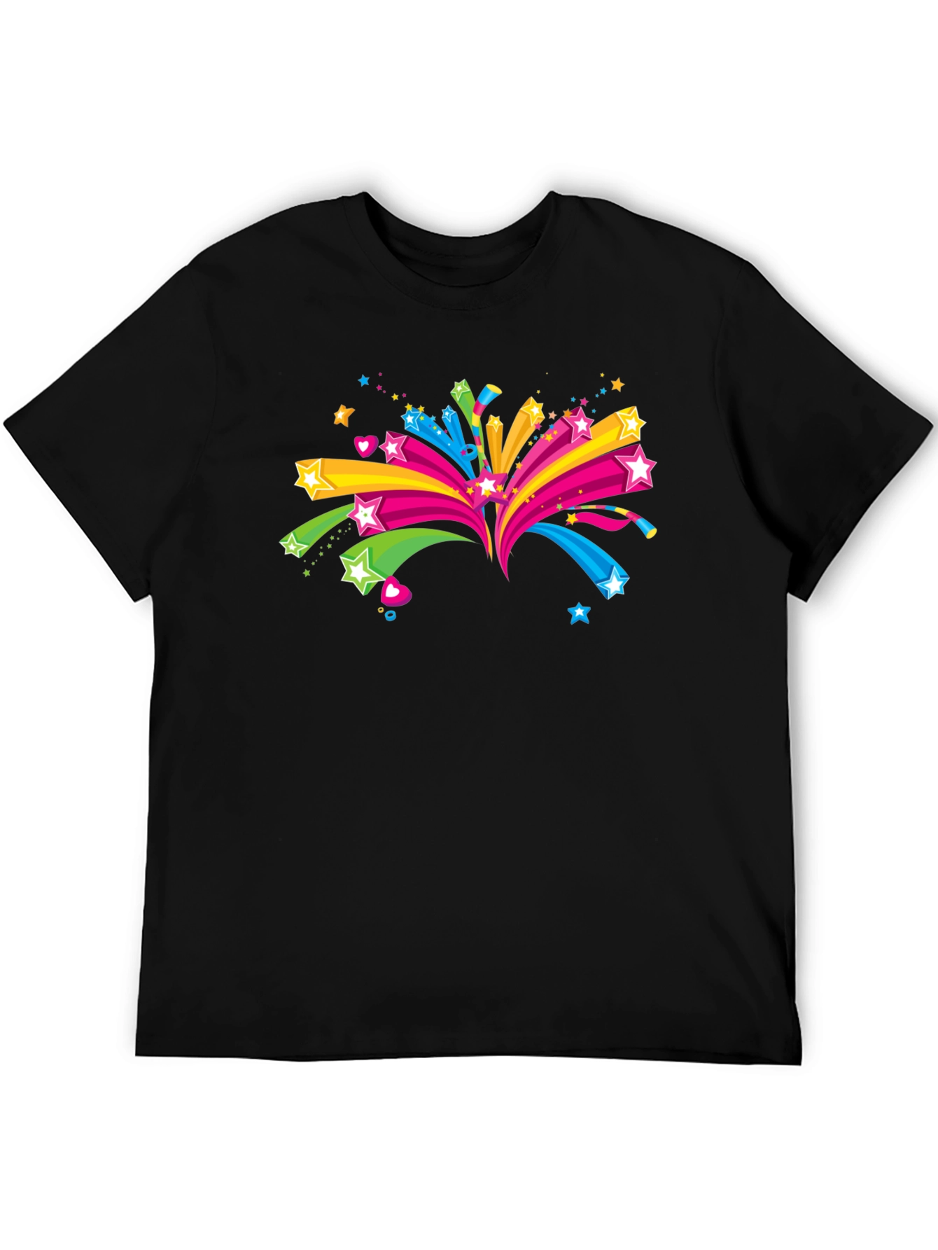 Starburst Graphic Black T-Shirt