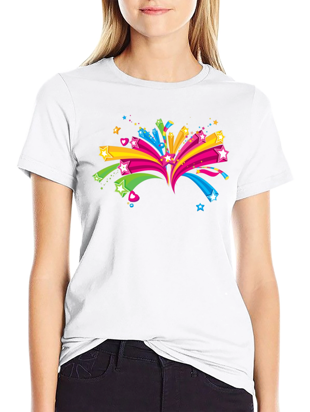 Starburst Graphic Black T-Shirt