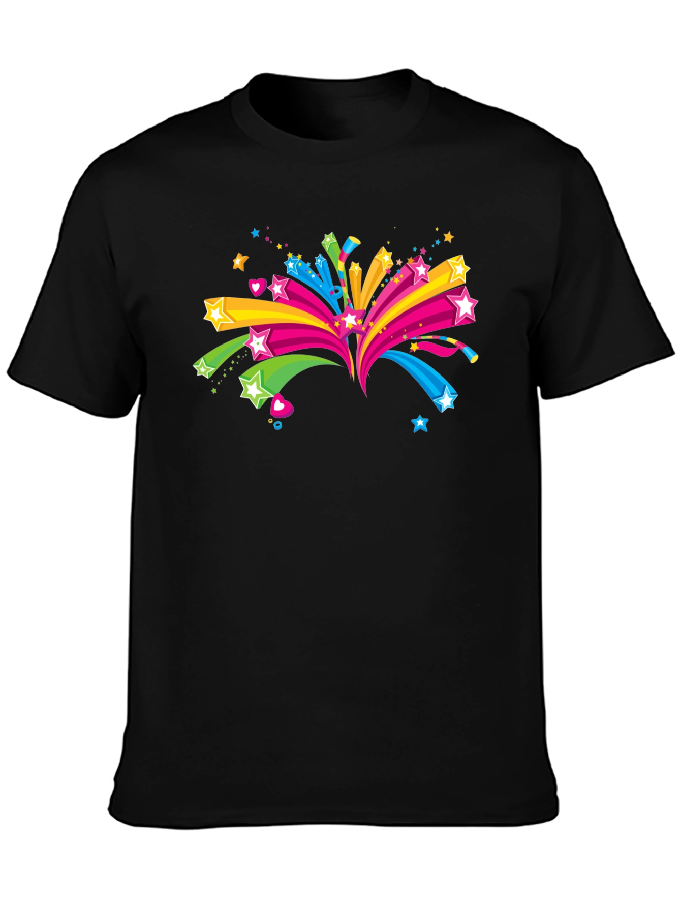 Starburst Graphic Black T-Shirt
