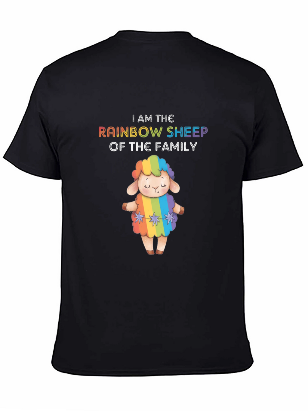 Rainbow Sheep Family Pride T-Shirt