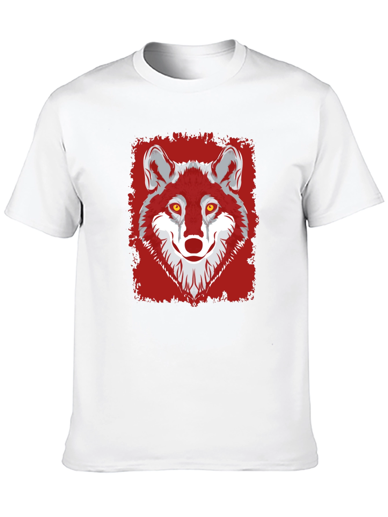 Wolf Graphic Tee - Mens Black T-Shirt
