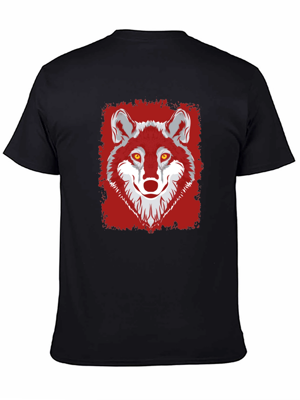 Wolf Graphic Tee - Mens Black T-Shirt