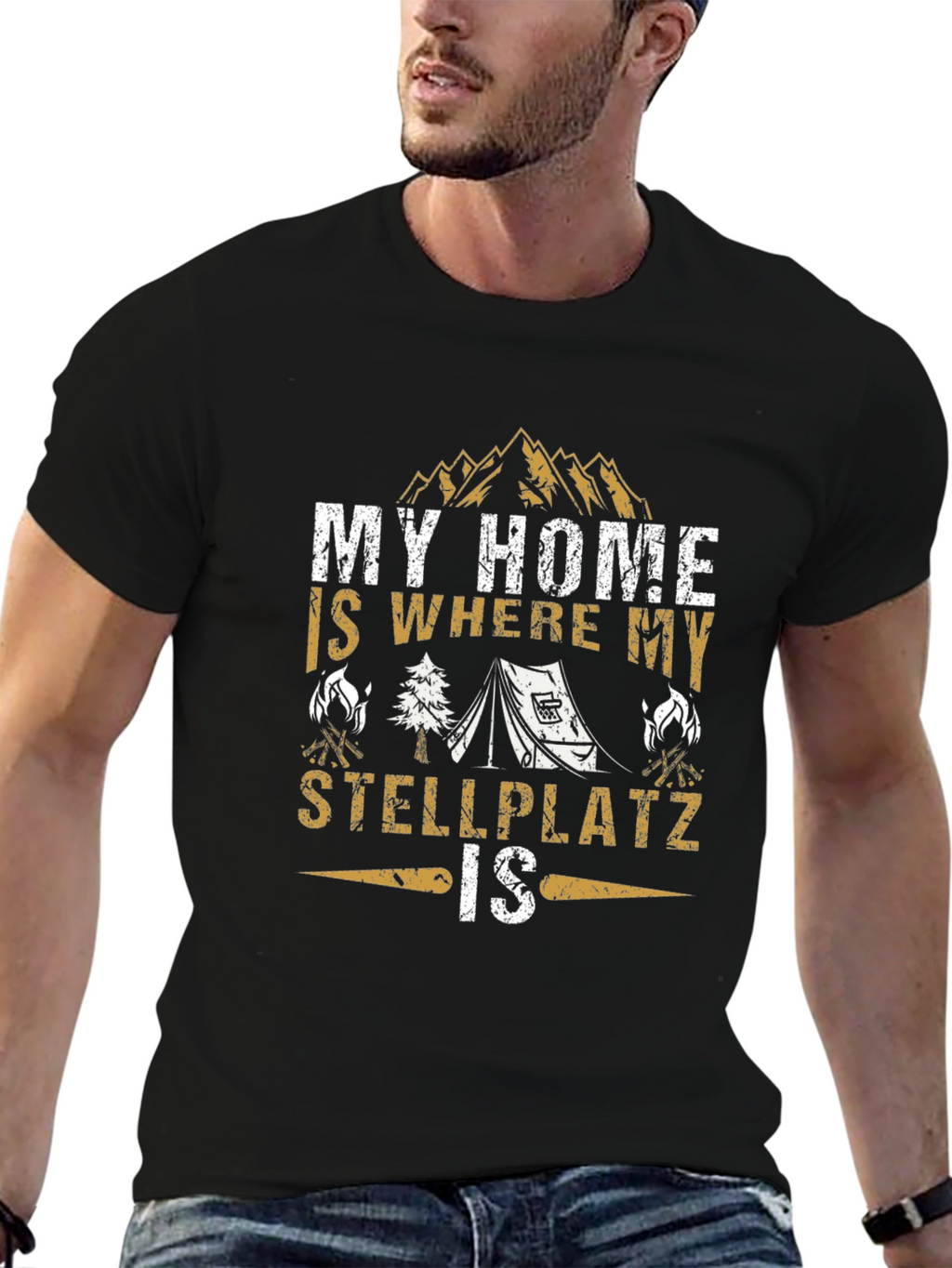 Camping Stellplatz T-Shirt