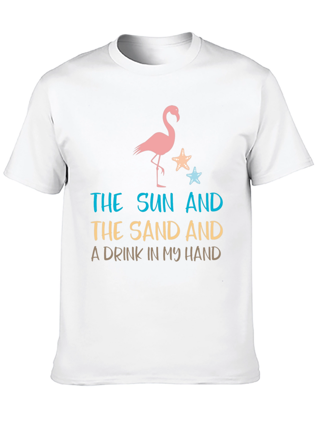 Beach Vibes Tee: Sun Sand Drink