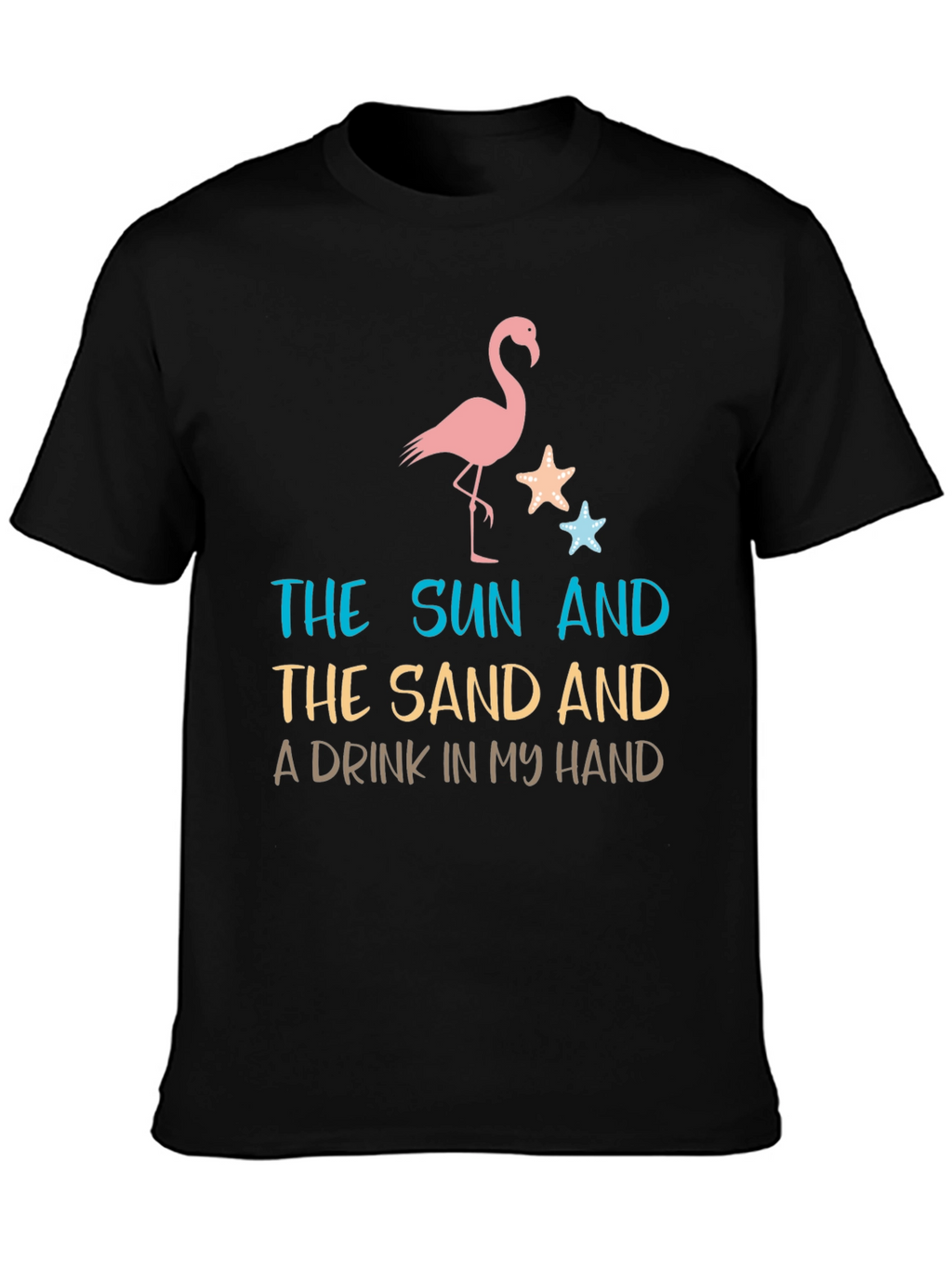 Beach Vibes Tee: Sun Sand Drink