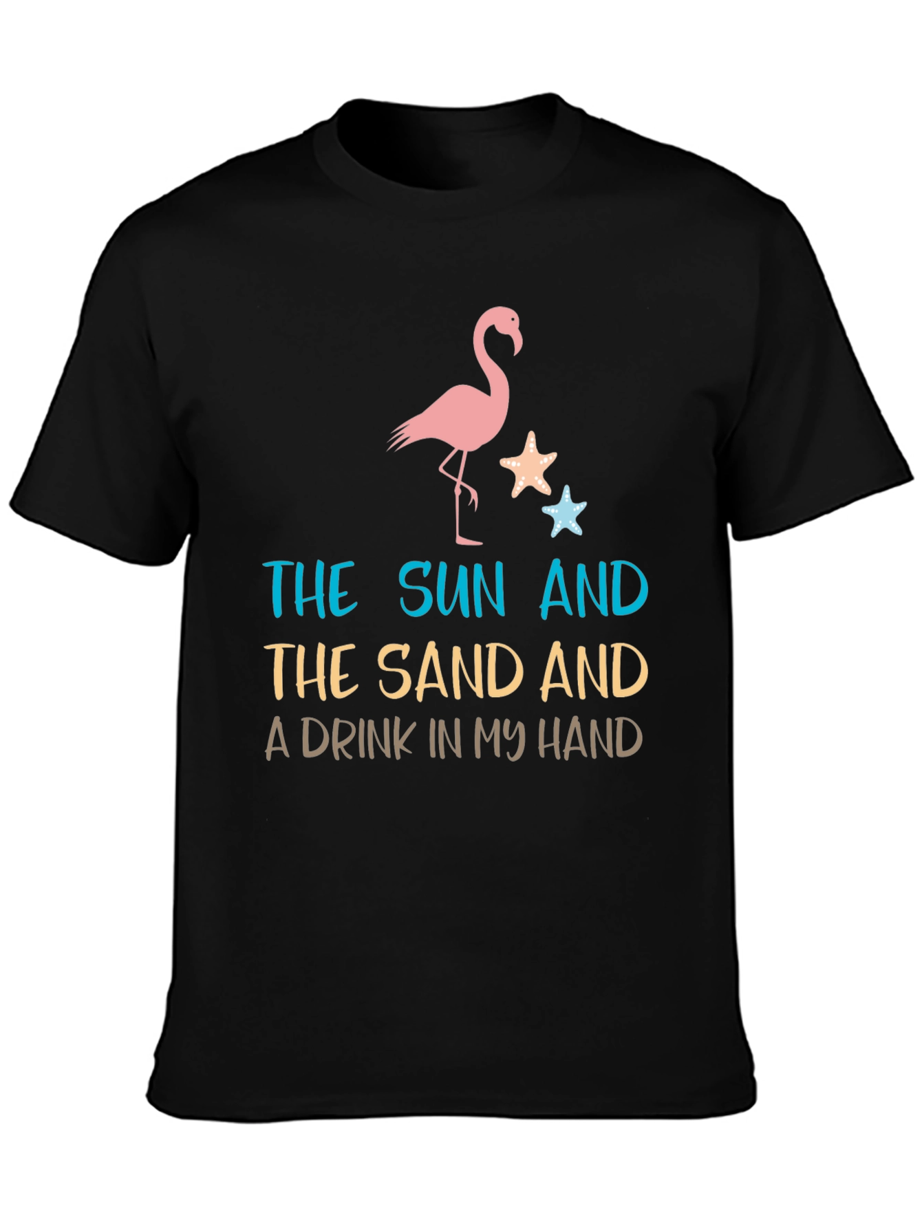Beach Vibes Tee: Sun Sand Drink
