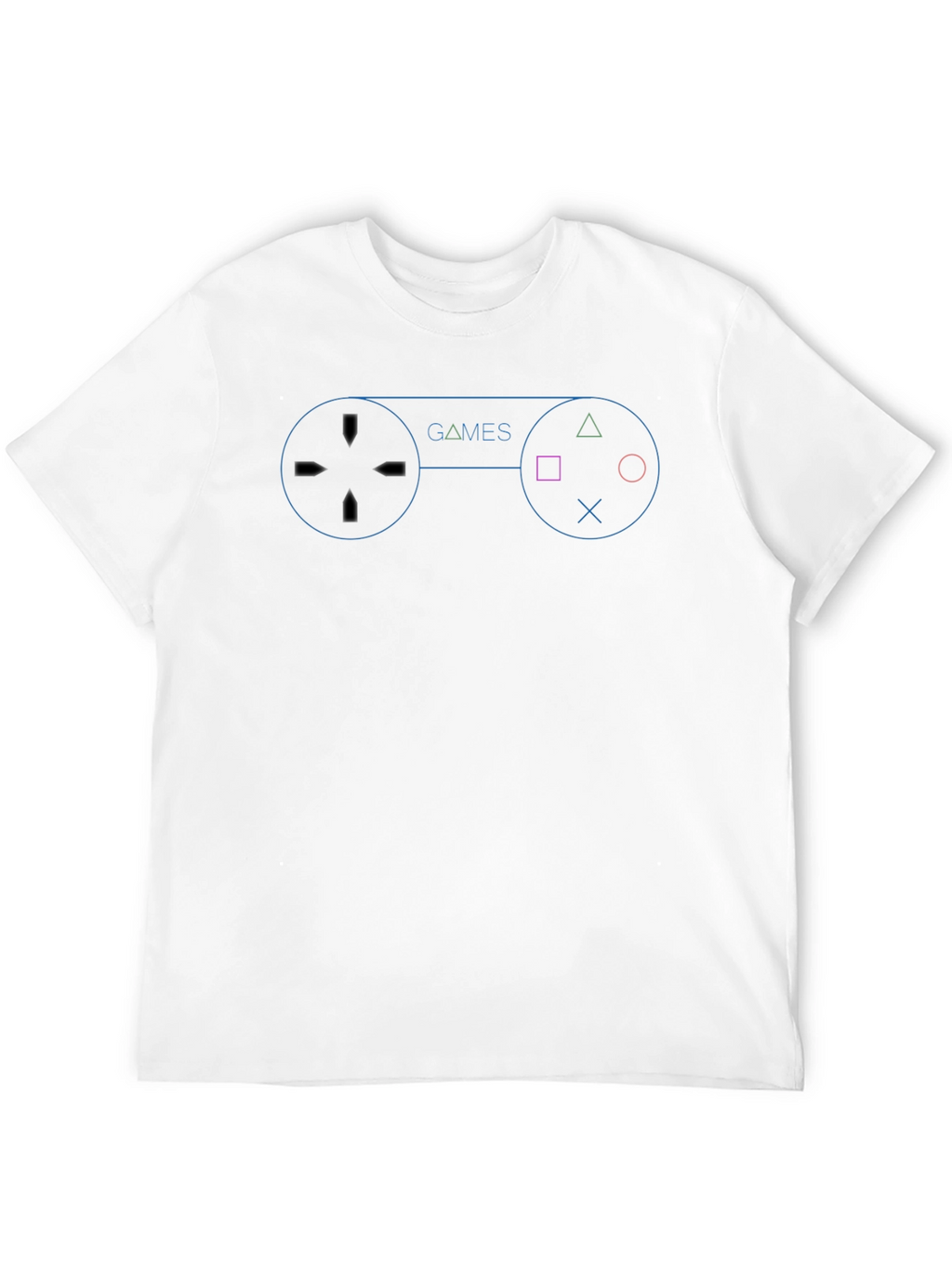 Gamer T-Shirt - Controller Graphic - Black