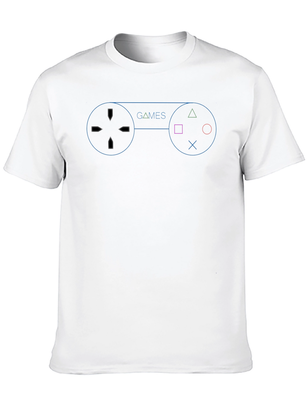 Gamer T-Shirt - Controller Graphic - Black