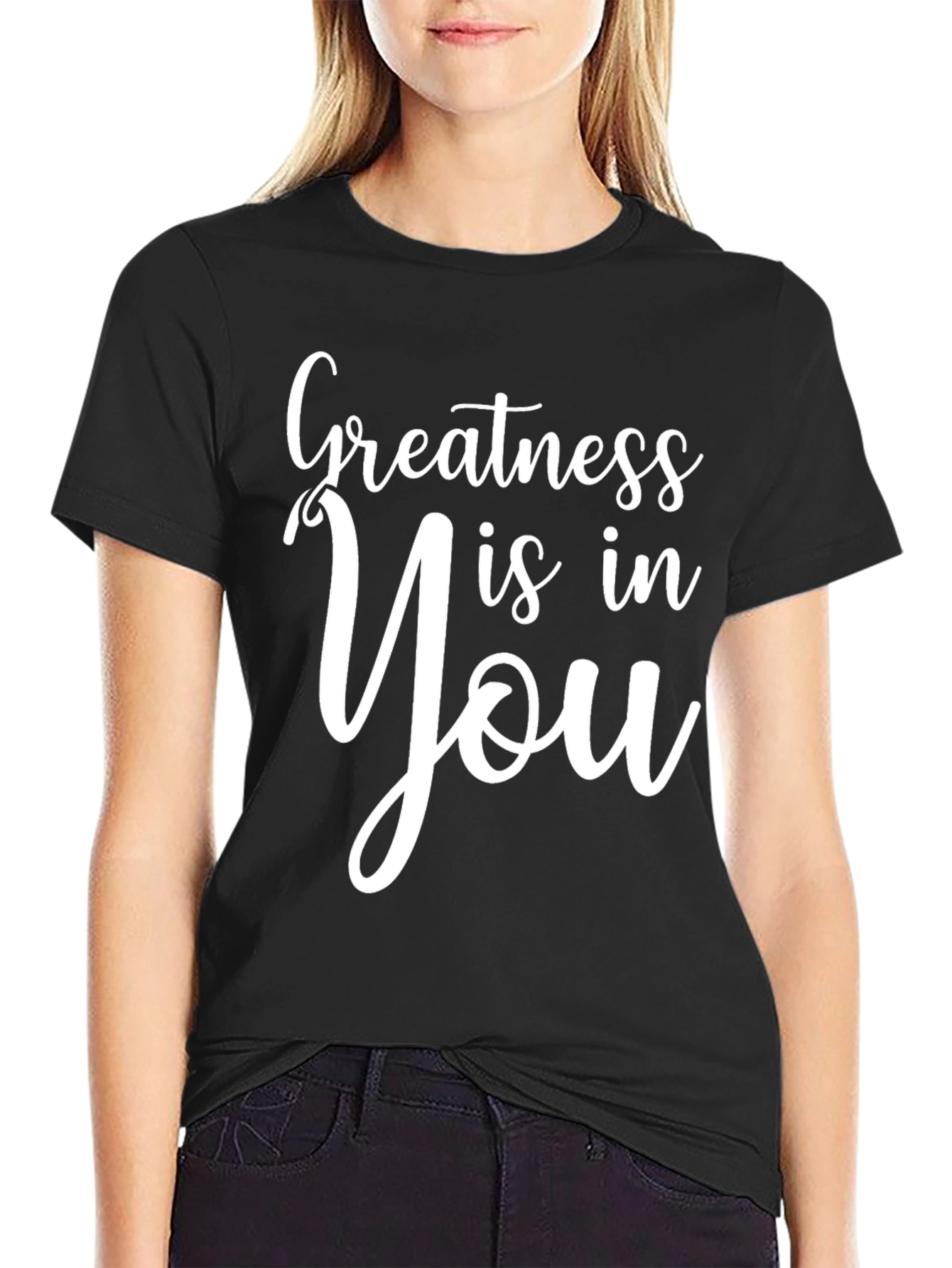 Greatness is in You Black T-Shirt