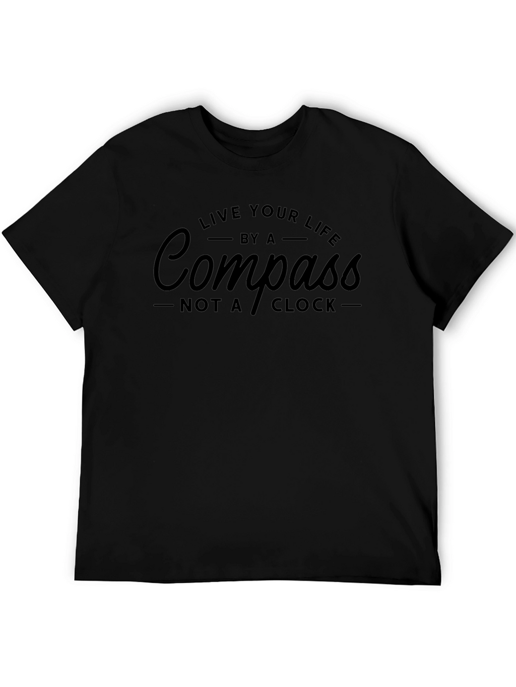 Compass Graphic Black T-Shirt