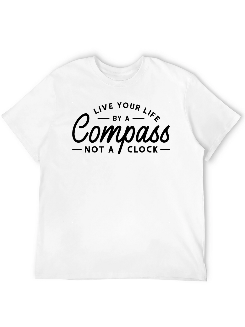 Compass Graphic Black T-Shirt