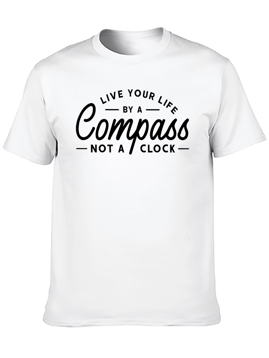 Compass Graphic Black T-Shirt