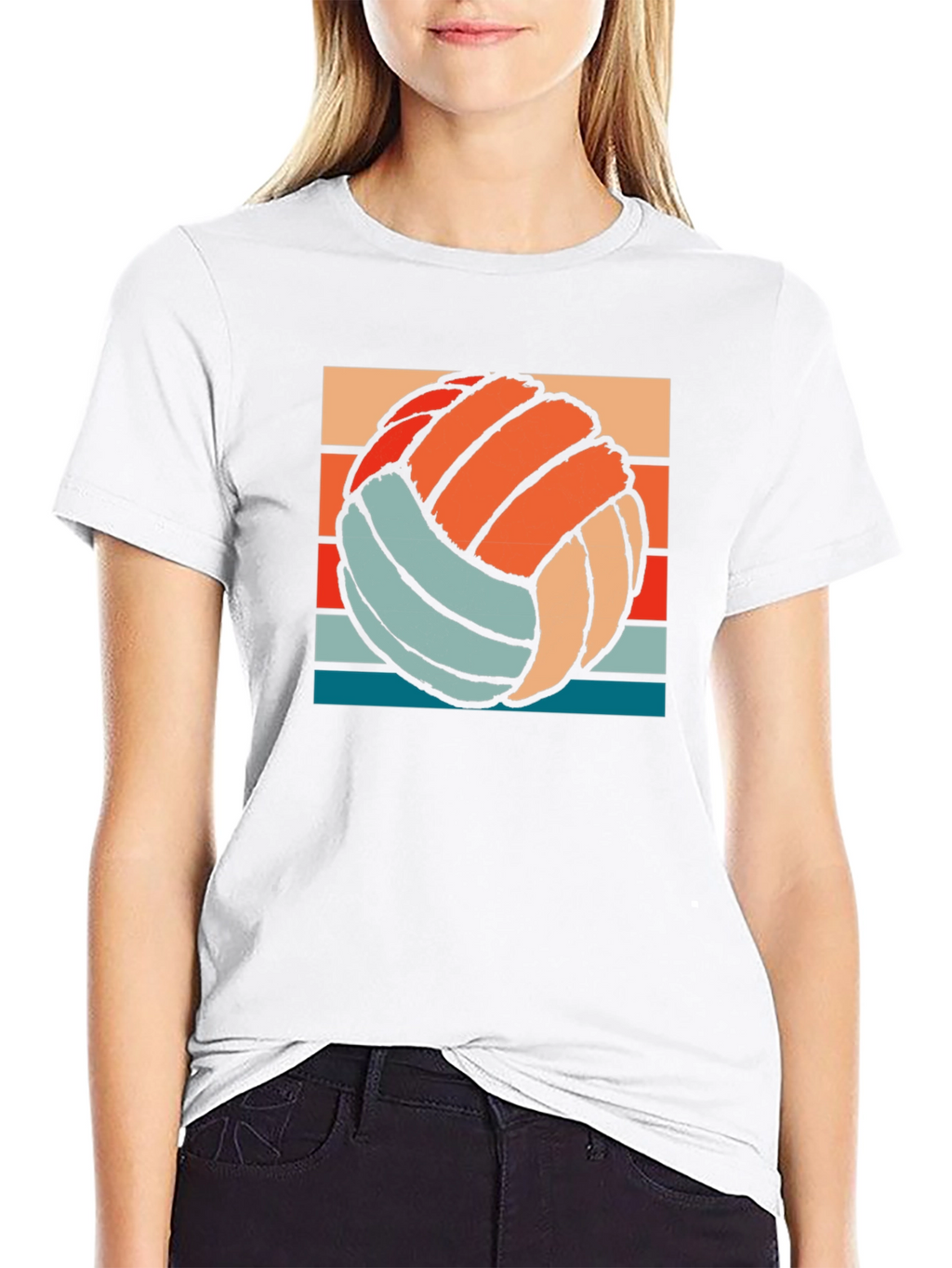 Retro Volleyball Graphic Tee