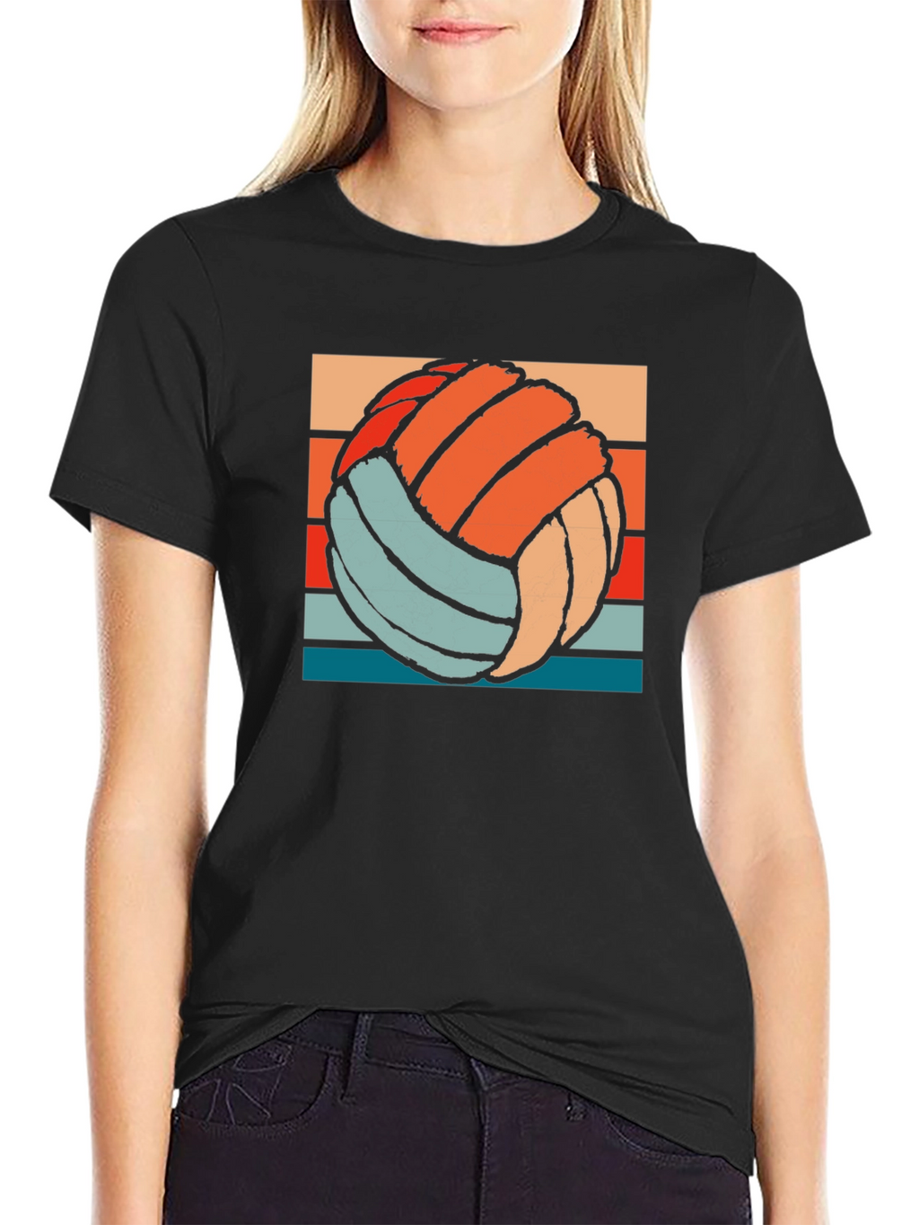 Retro Volleyball Graphic Tee