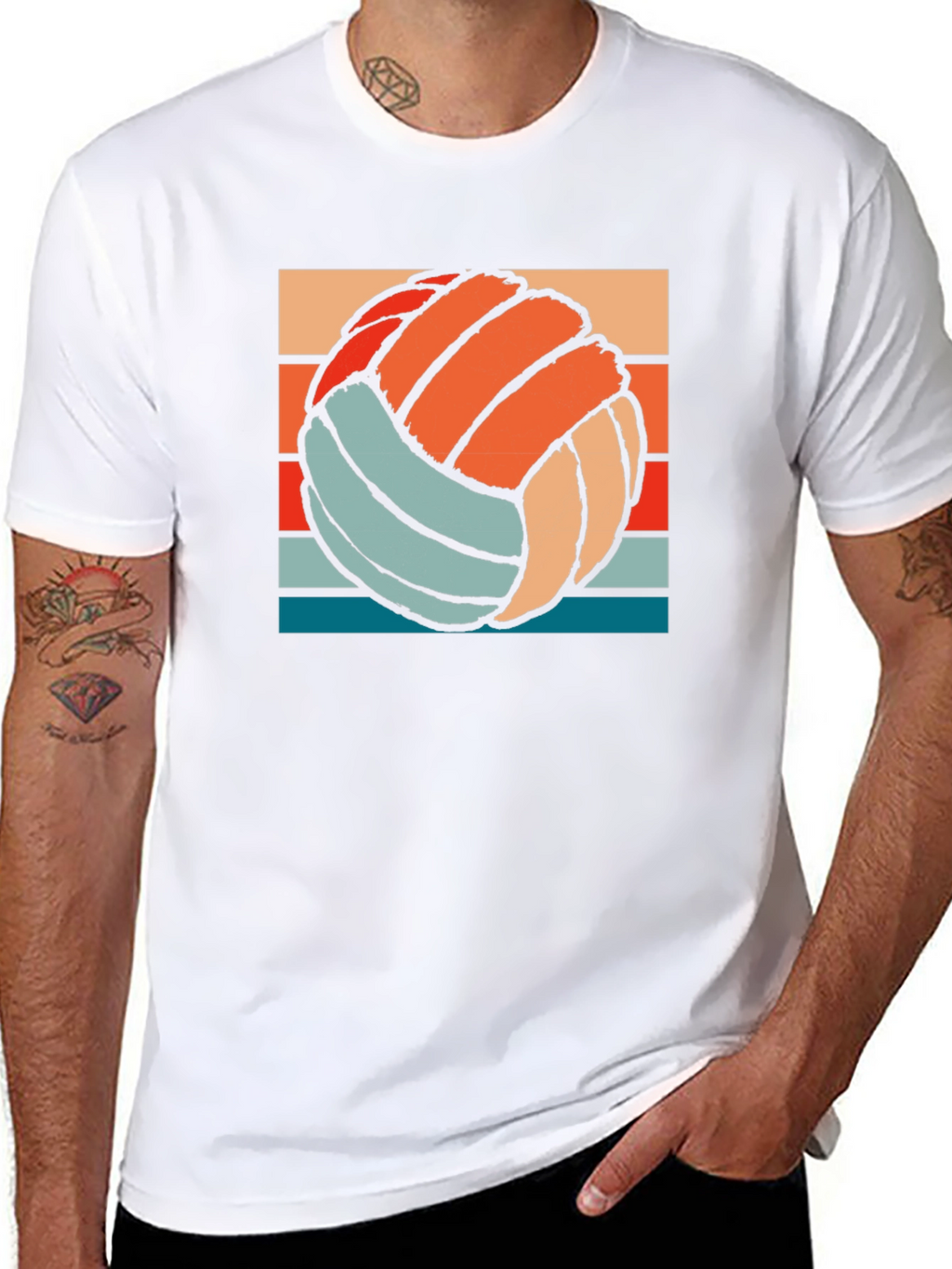 Retro Volleyball Graphic Tee