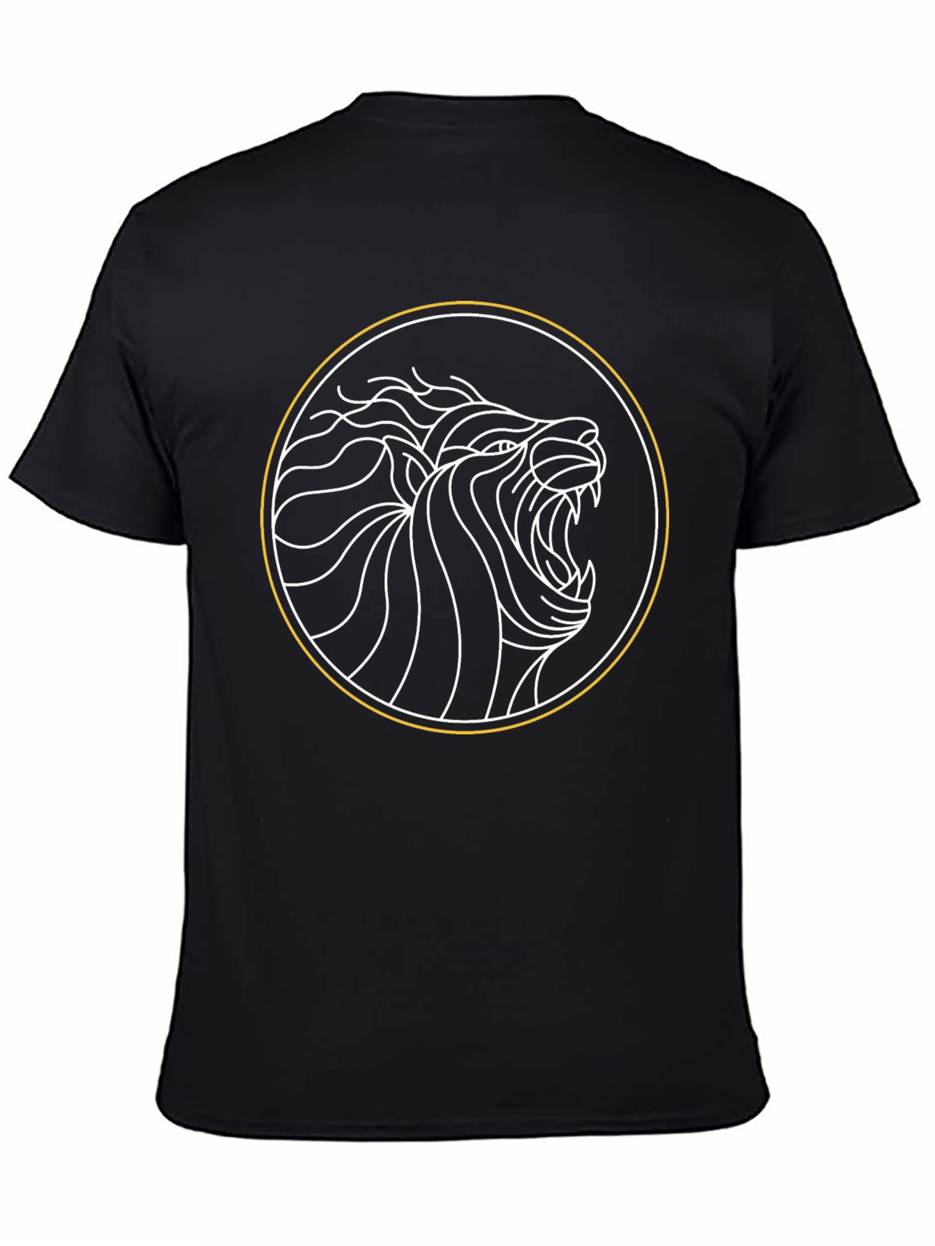 Lion Circle Graphic Tee - Bold Style