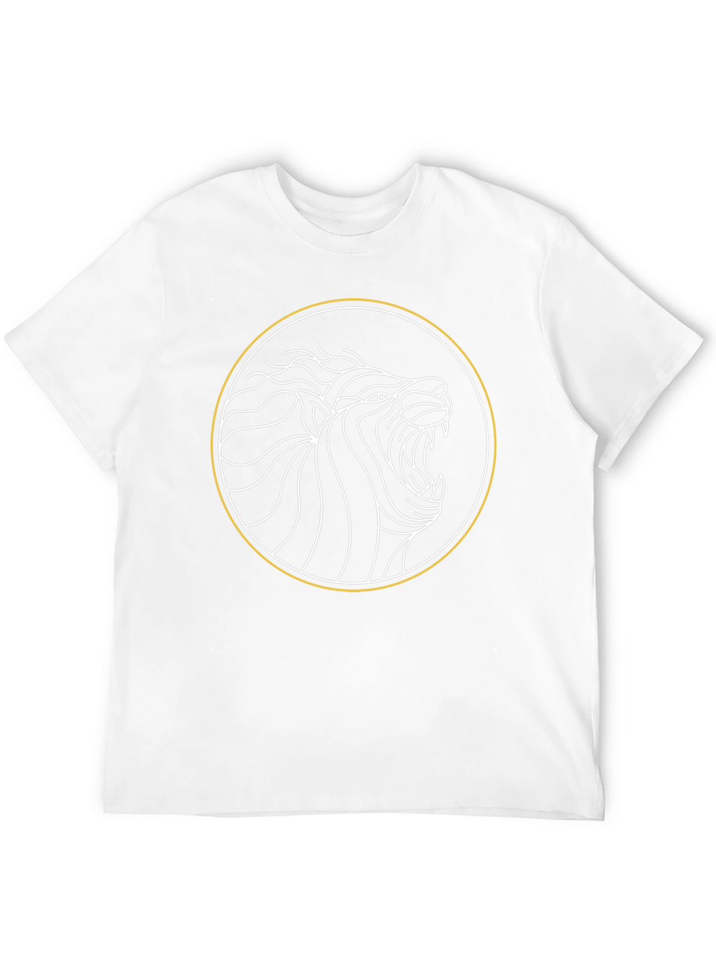 Lion Circle Graphic Tee - Bold Style