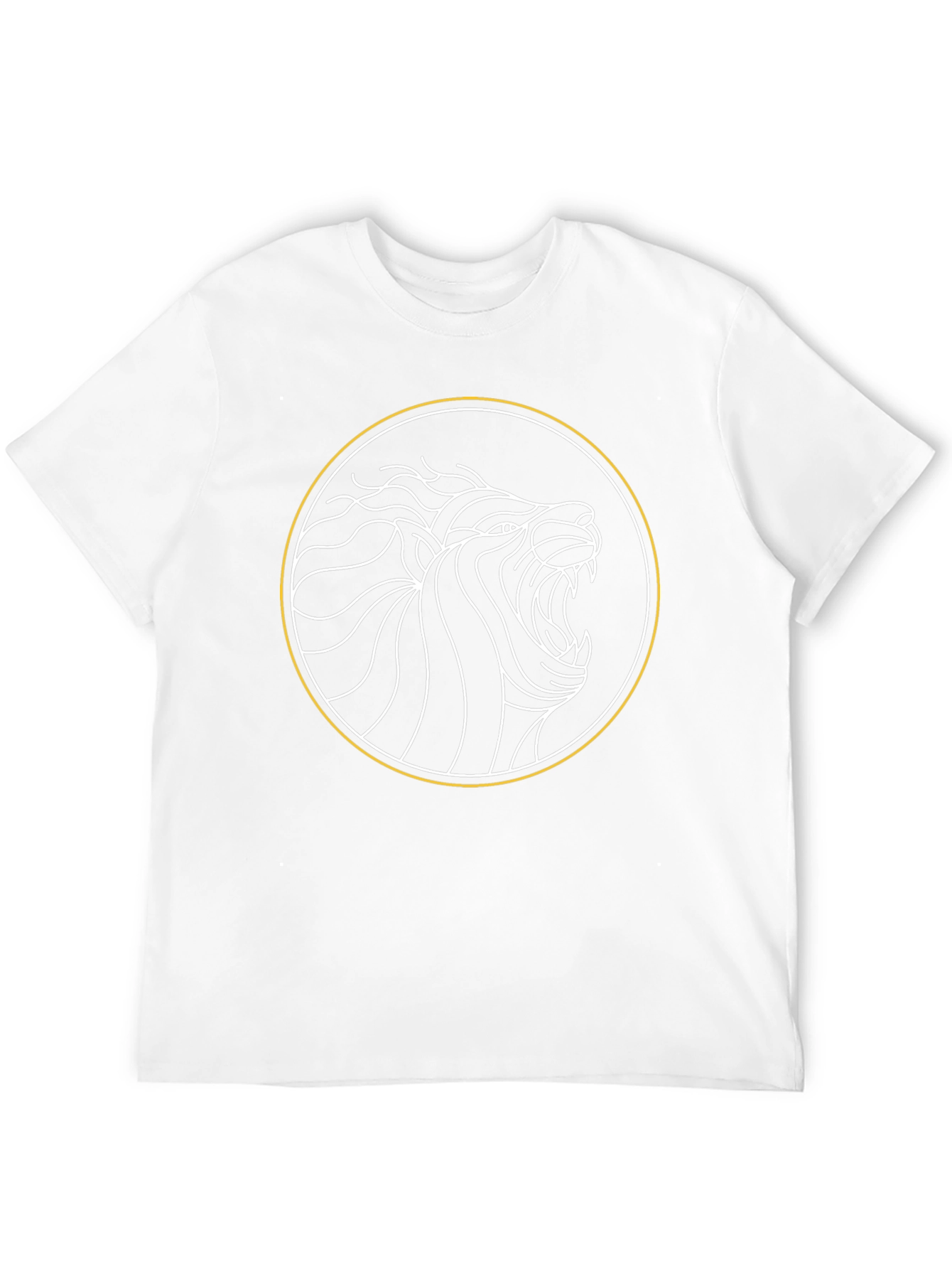 Lion Circle Graphic Tee - Bold Style