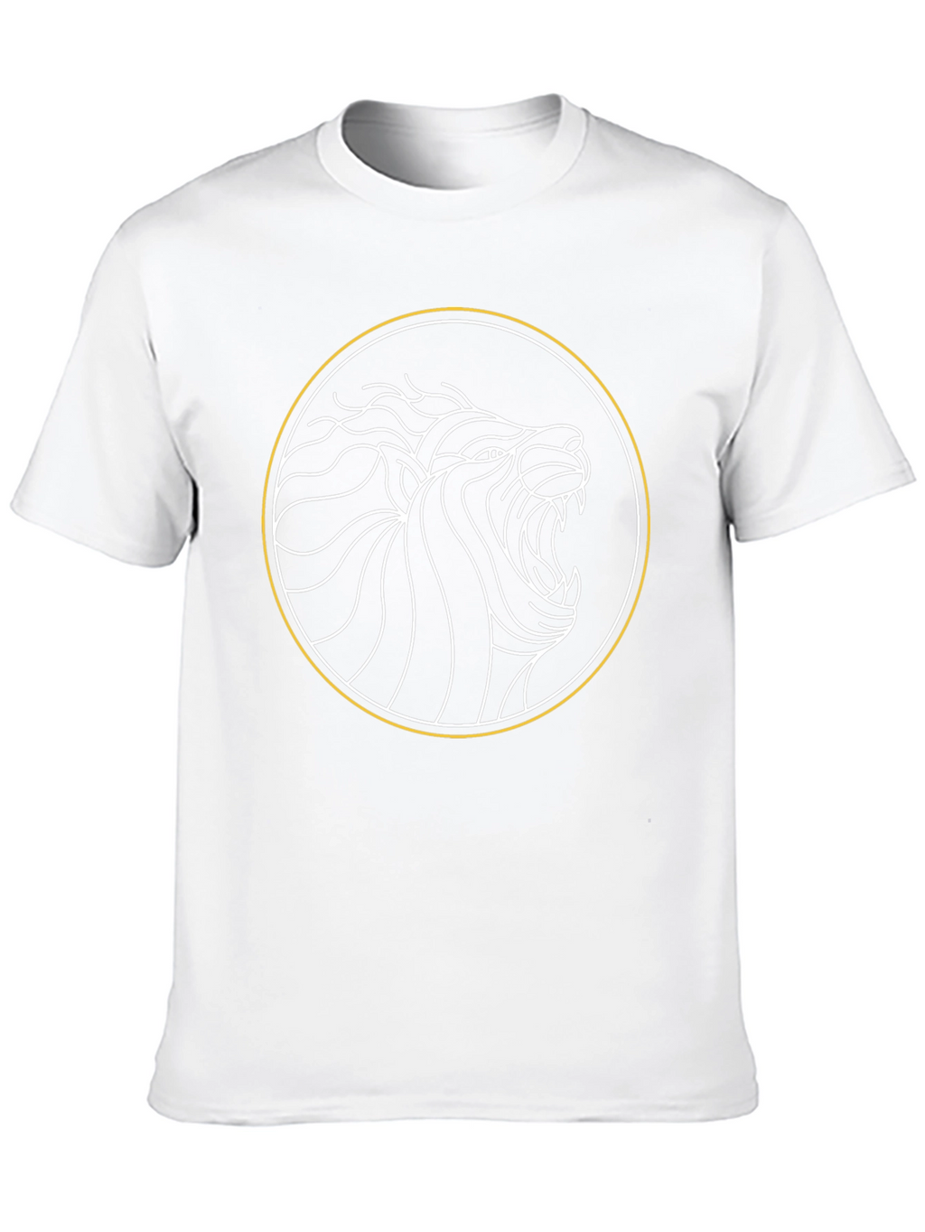 Lion Circle Graphic Tee - Bold Style