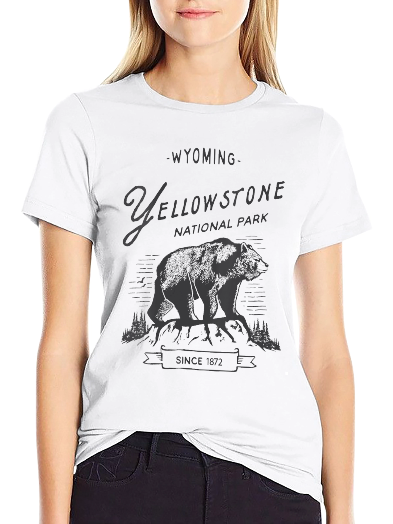 Yellowstone National Park Bear Graphic Tee
