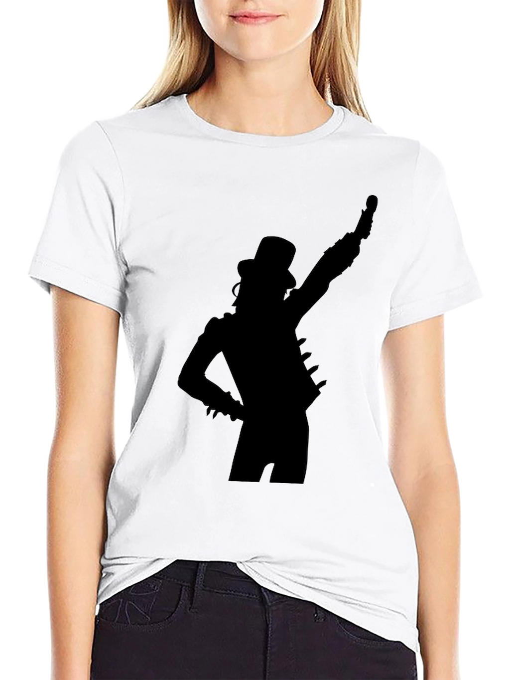 Slash Silhouette Black T-Shirt