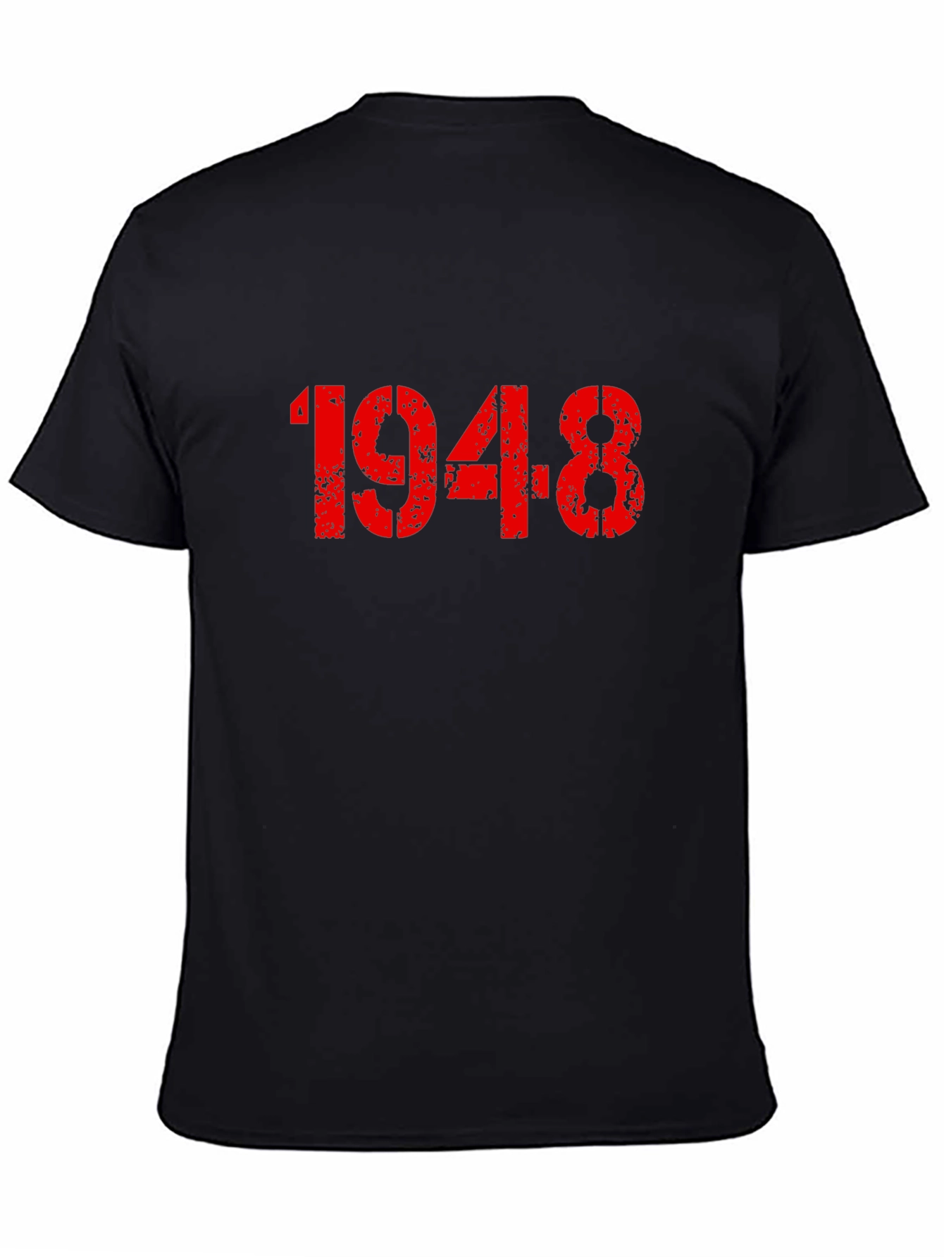 1948 Graphic Tee - Vintage Style Black T-Shirt
