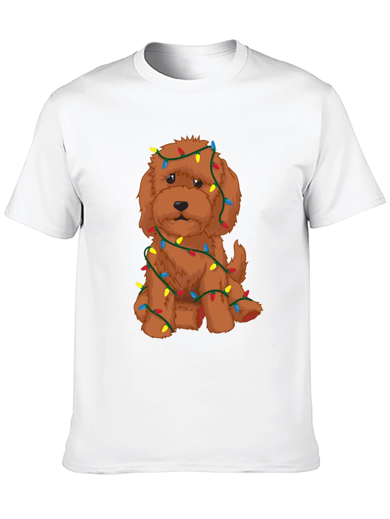 Festive Doodle Christmas Lights T-Shirt