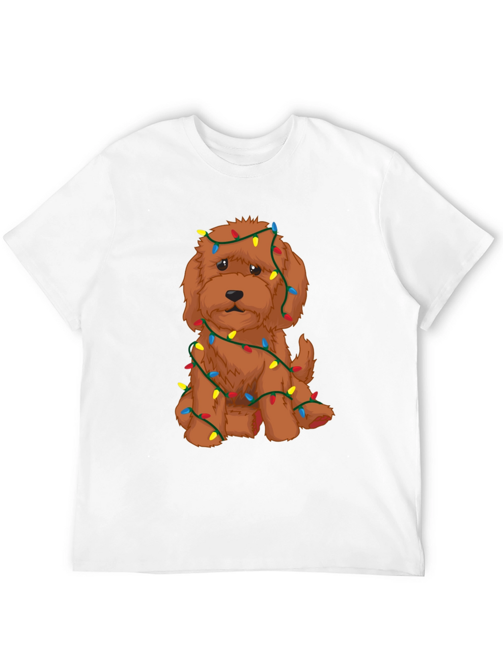 Festive Doodle Christmas Lights T-Shirt