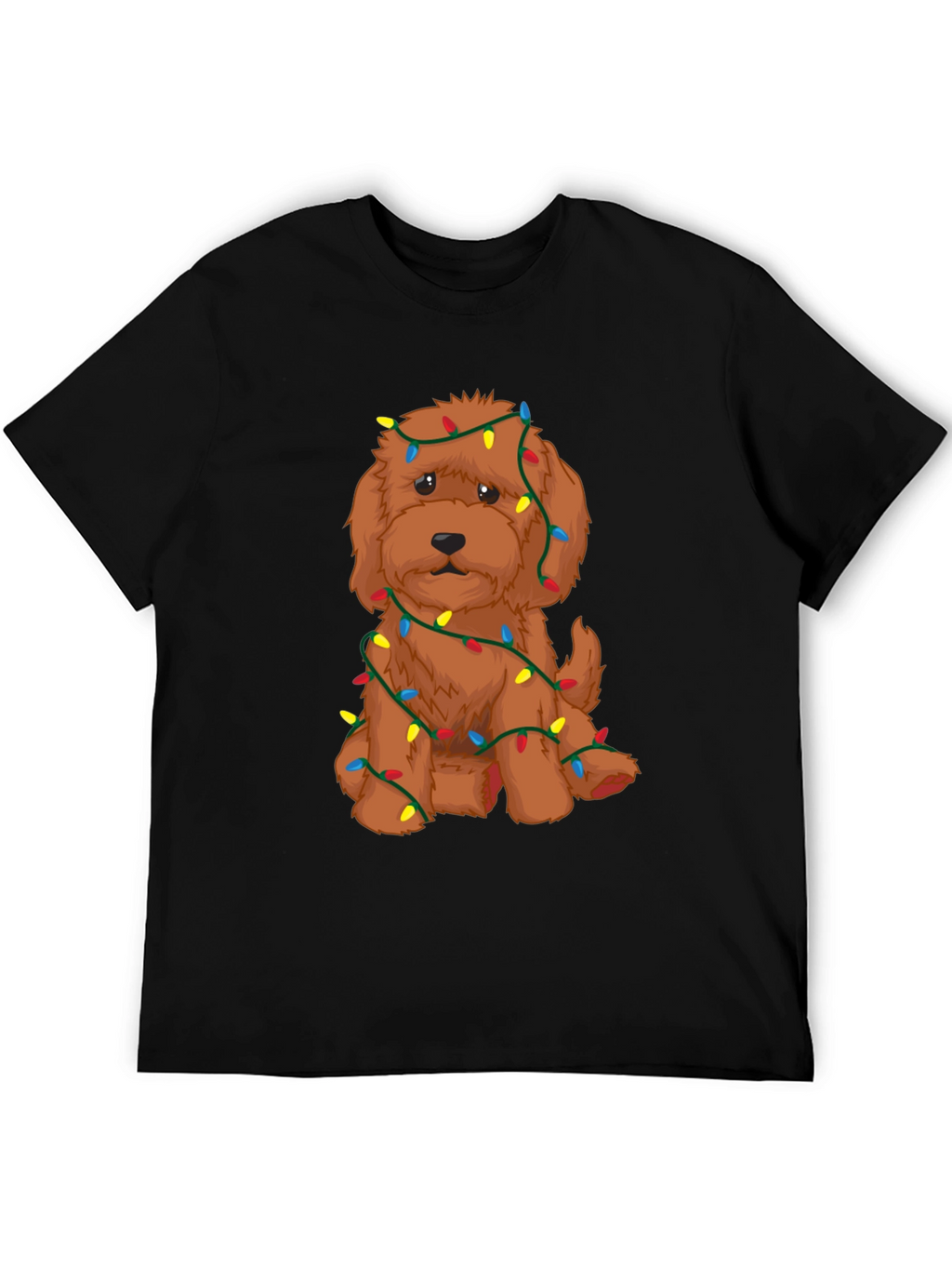 Festive Doodle Christmas Lights T-Shirt