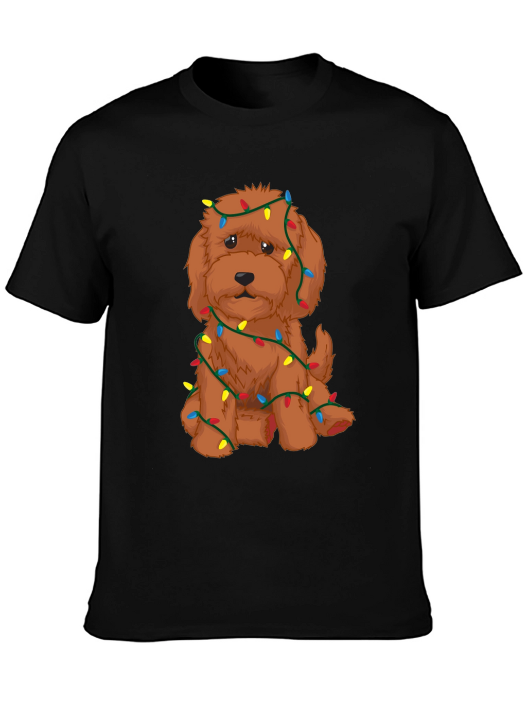 Festive Doodle Christmas Lights T-Shirt